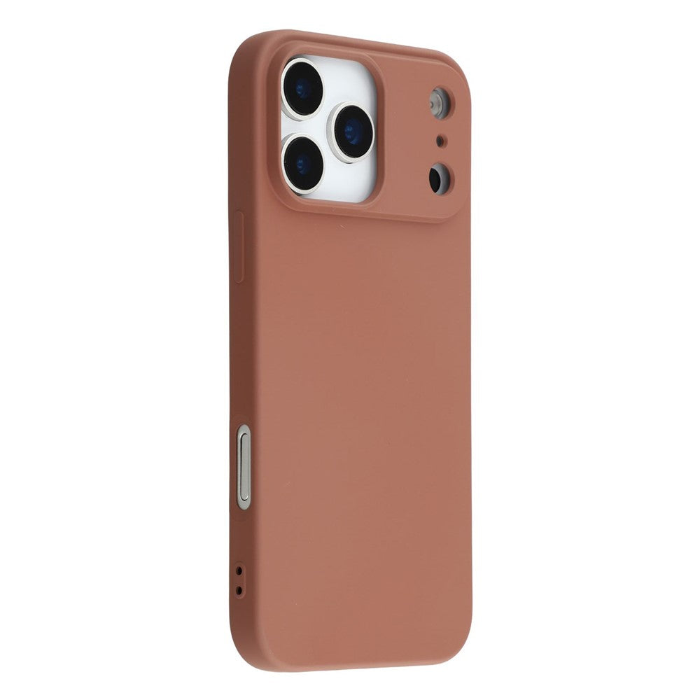 X-LEVEL For iPhone 17 Pro Max Case Soft TPU Anti Scratch Fiber Lining Phone Cover - Titanium Gold