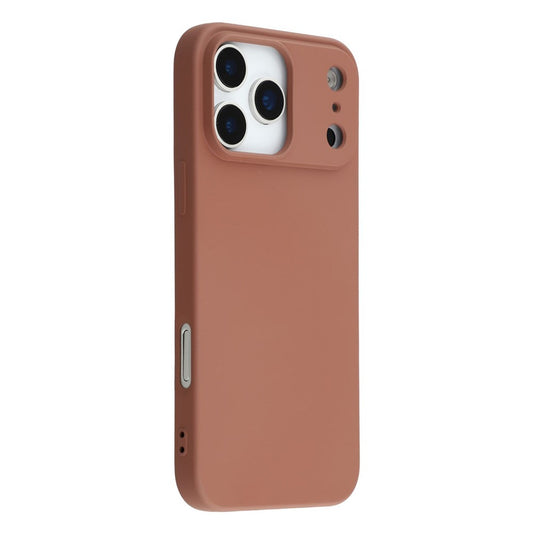 X-LEVEL For iPhone 17 Pro Max Case Soft TPU Anti Scratch Fiber Lining Phone Cover - Titanium Gold
