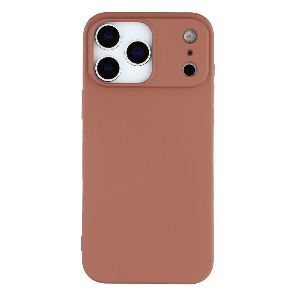X-LEVEL For iPhone 17 Pro Max Case Soft TPU Anti Scratch Fiber Lining Phone Cover - Titanium Gold