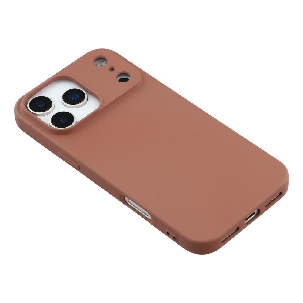 X-LEVEL For iPhone 17 Pro Max Case Soft TPU Anti Scratch Fiber Lining Phone Cover - Titanium Gold