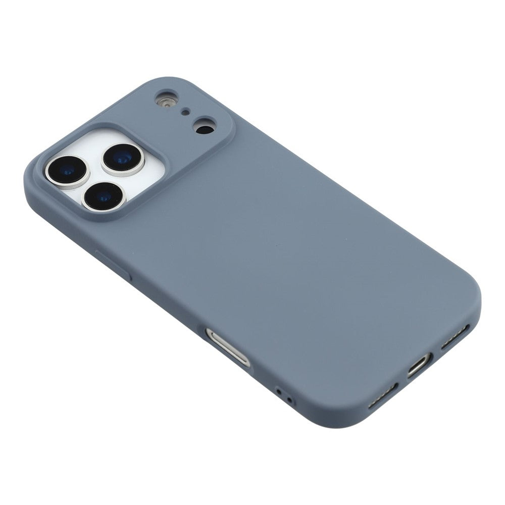 X-LEVEL For iPhone 17 Pro Max Case Soft TPU Anti Scratch Fiber Lining Phone Cover - Grey
