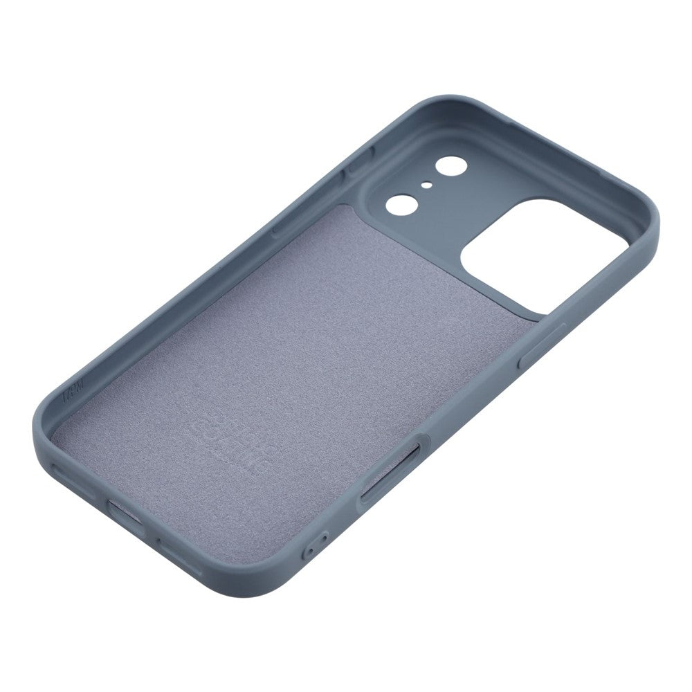 X-LEVEL For iPhone 17 Pro Max Case Soft TPU Anti Scratch Fiber Lining Phone Cover - Grey