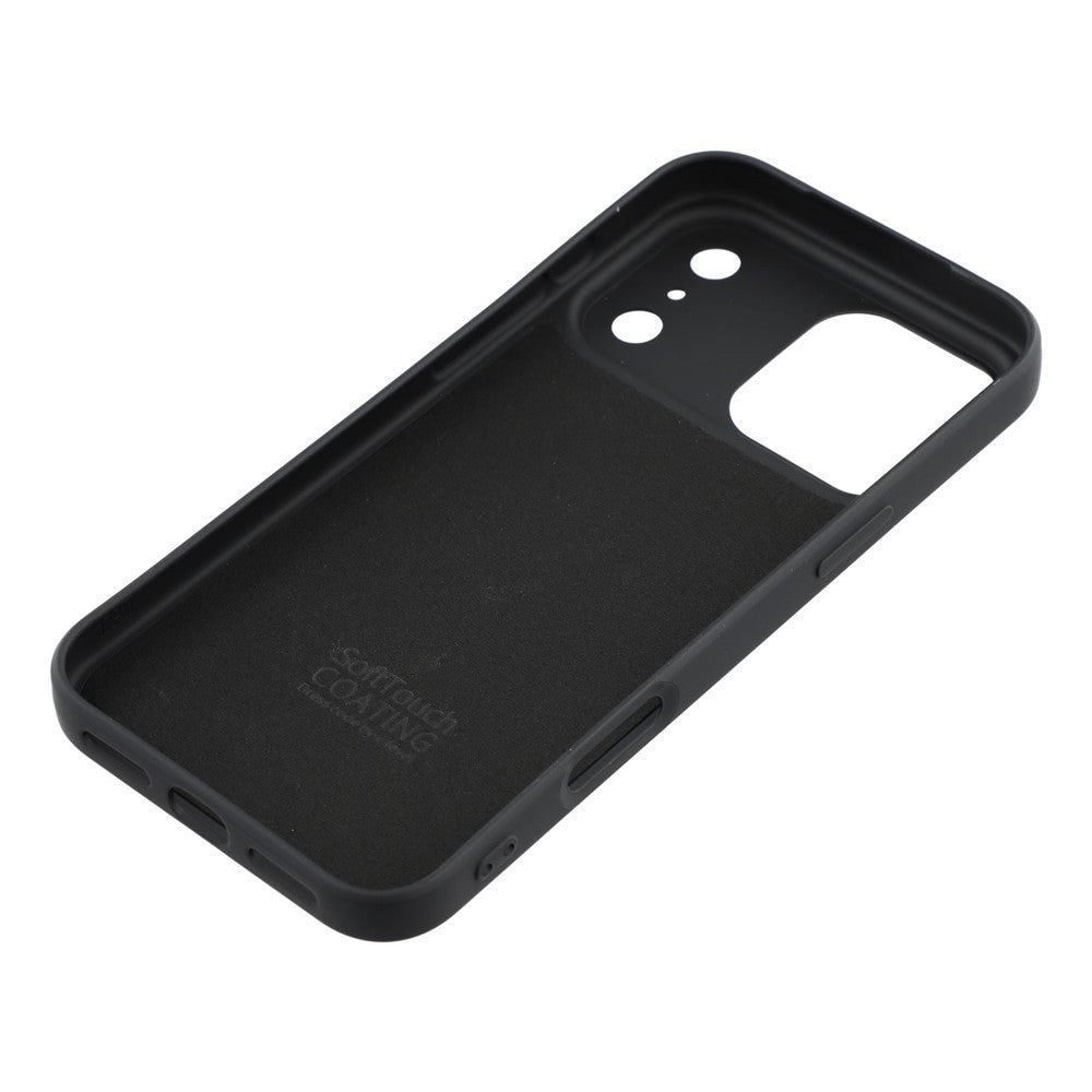 X-LEVEL For iPhone 17 Pro Max Case Soft TPU Anti Scratch Fiber Lining Phone Cover - Black