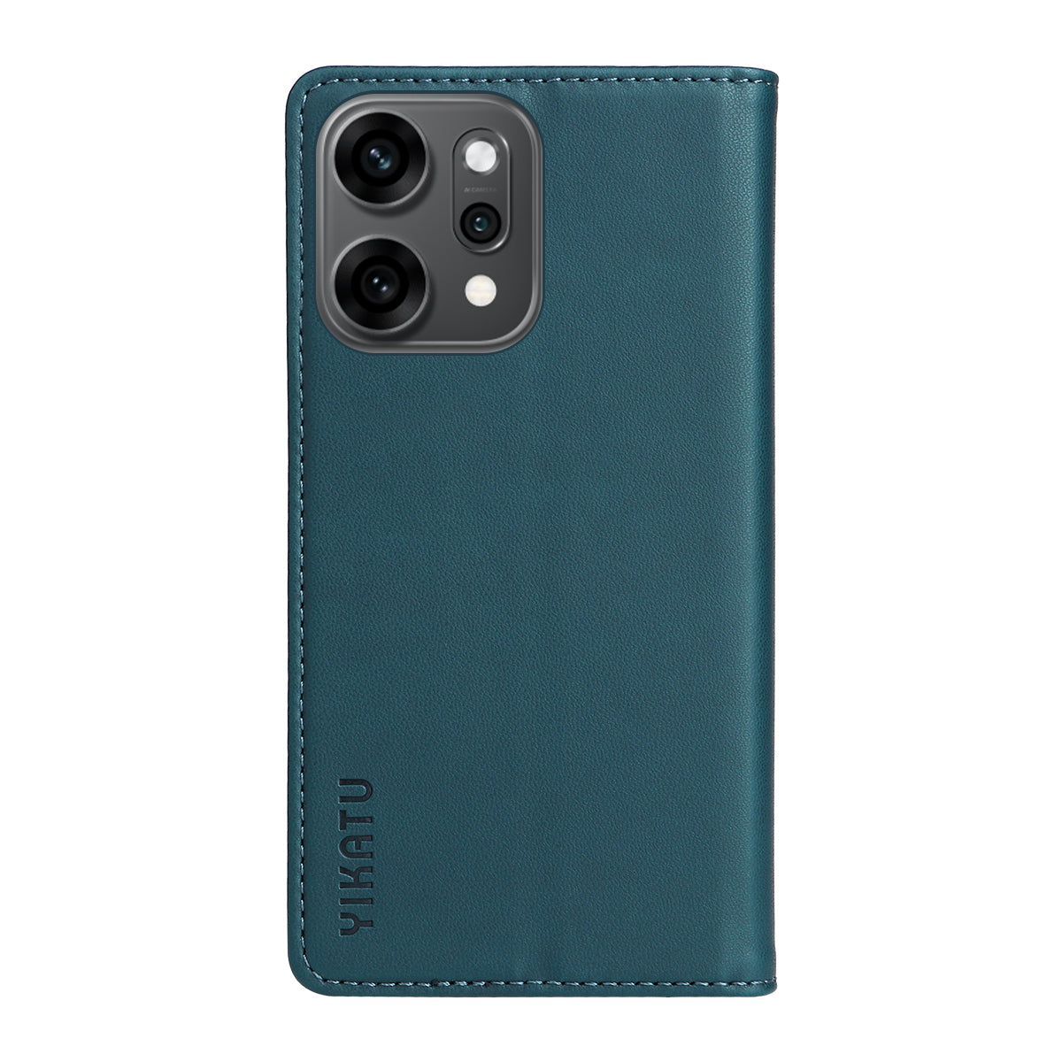 For Oppo Reno14 Pro 5G (China) / Oppo Reno14 Pro 5G (Global) Phone Cases YIKATU Magnetic Closure PU Leather Mobile Cover - Green