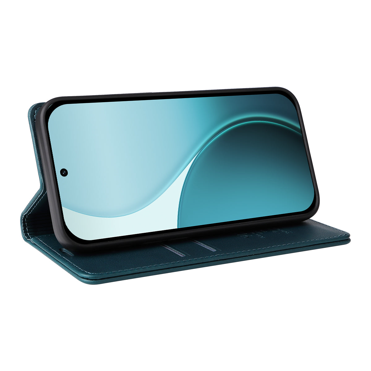 For Oppo Reno14 Pro 5G (China) / Oppo Reno14 Pro 5G (Global) Phone Cases YIKATU Magnetic Closure PU Leather Mobile Cover - Green