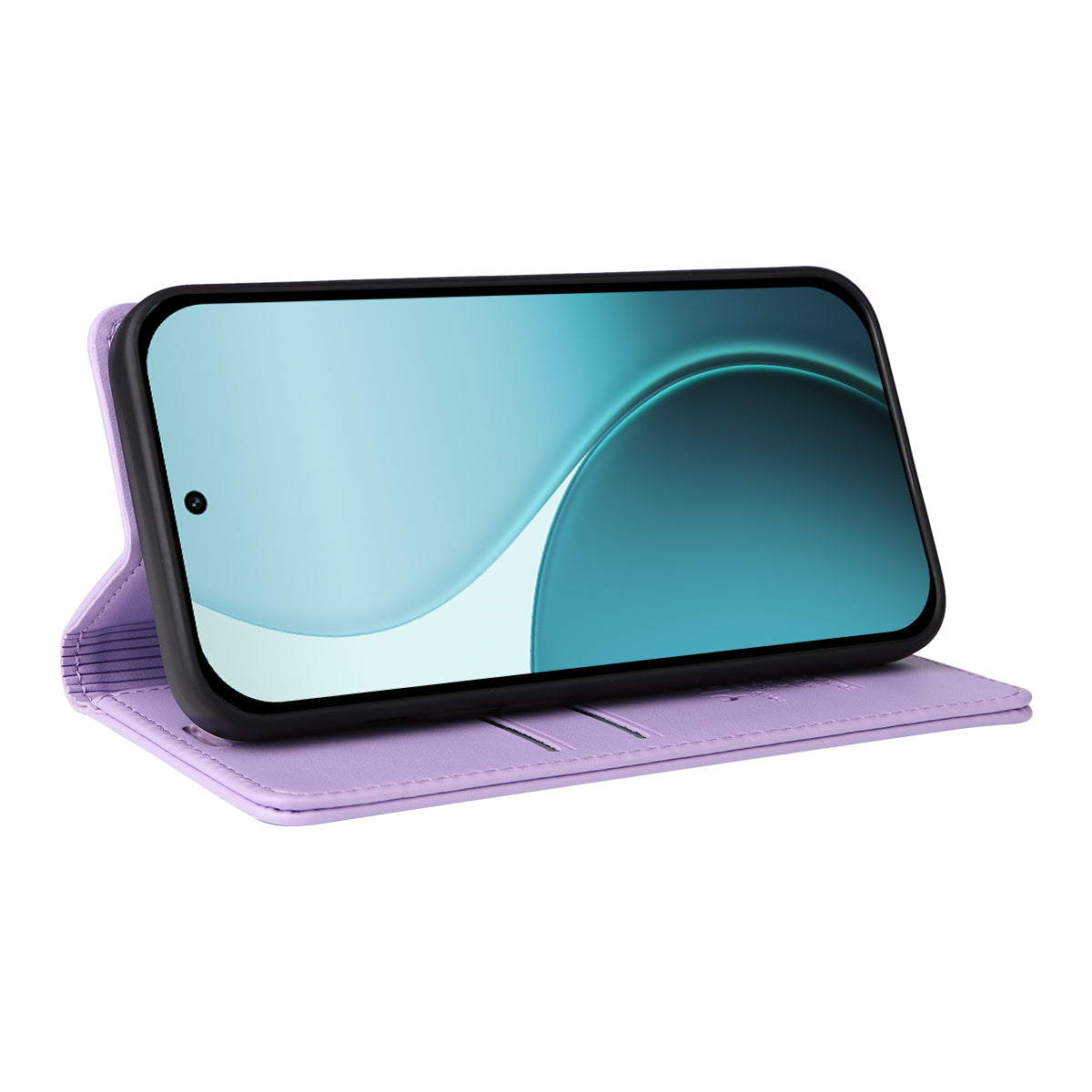 For Oppo Reno14 Pro 5G (China) / Oppo Reno14 Pro 5G (Global) Phone Cases YIKATU Magnetic Closure PU Leather Mobile Cover - Light Purple