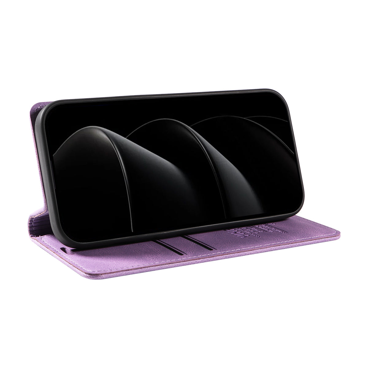 For iPhone 17 Pro Max Leather Cover YIKATU YK-004 Skin-Touch Wallet Phone Cases - Purple