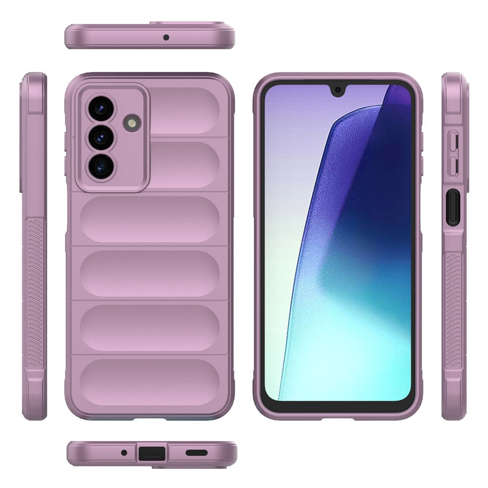 For Samsung Galaxy A17 5G Case Anti-Drop Soft TPU Rugged Phone Back Cover - Light Purple