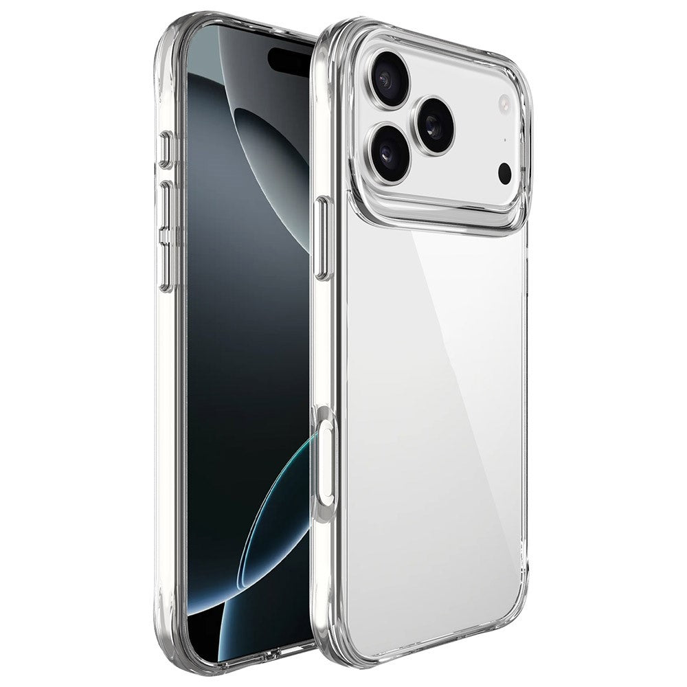 For iPhone 17 Pro Max Case PC + TPU Dropproof Transparent Phone Cover