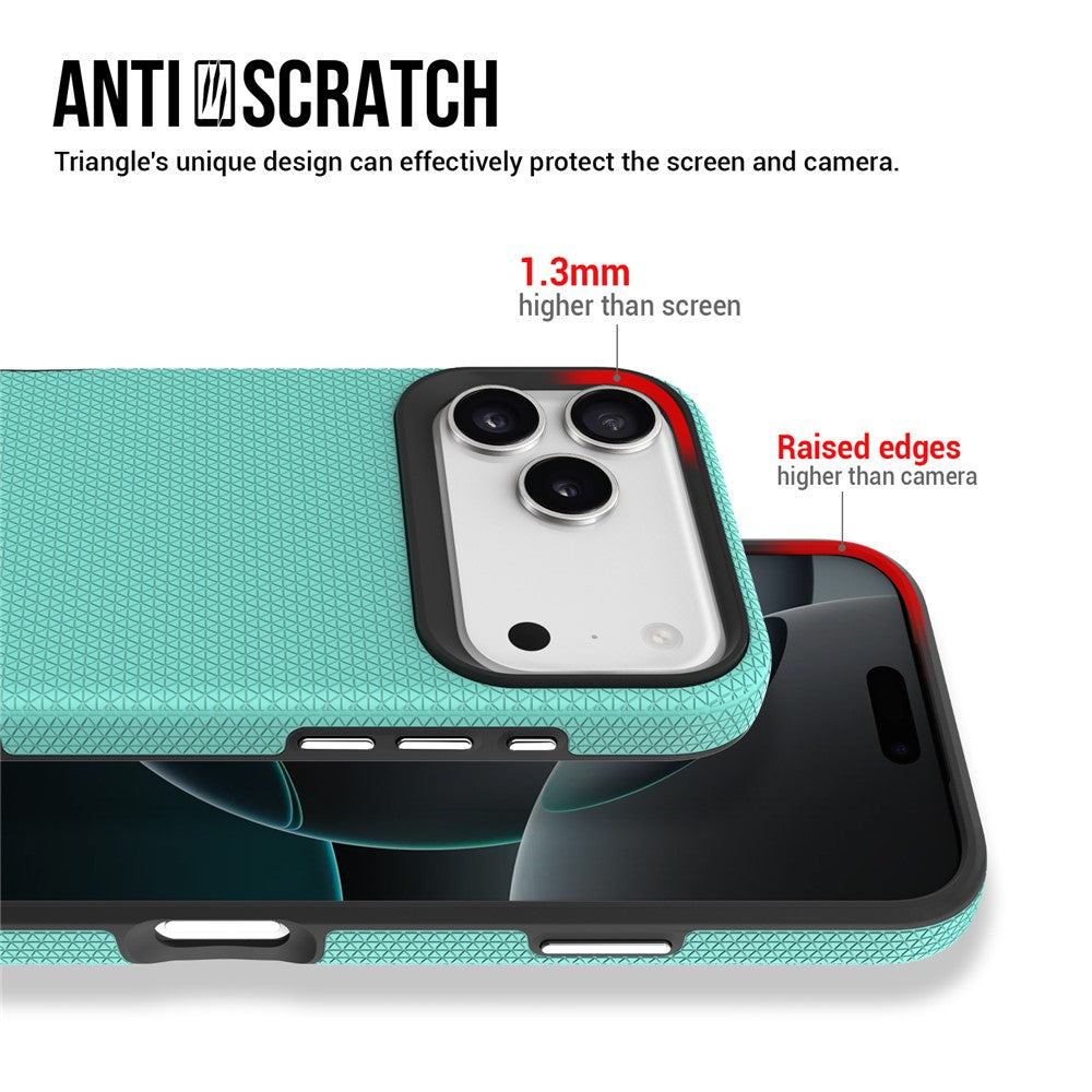 For iPhone 17 Pro Max Case Compatible with MagSafe Protective TPU+PC Phone Cover - Mint Green