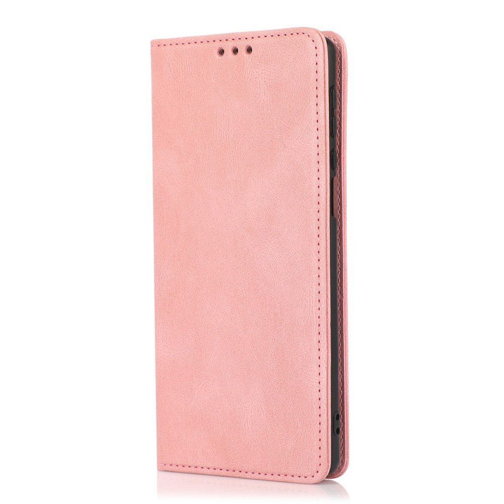 For iPhone 17 Pro Max Case Wallet Magnetic Closing Leather Flip Phone Cover - Rose Gold