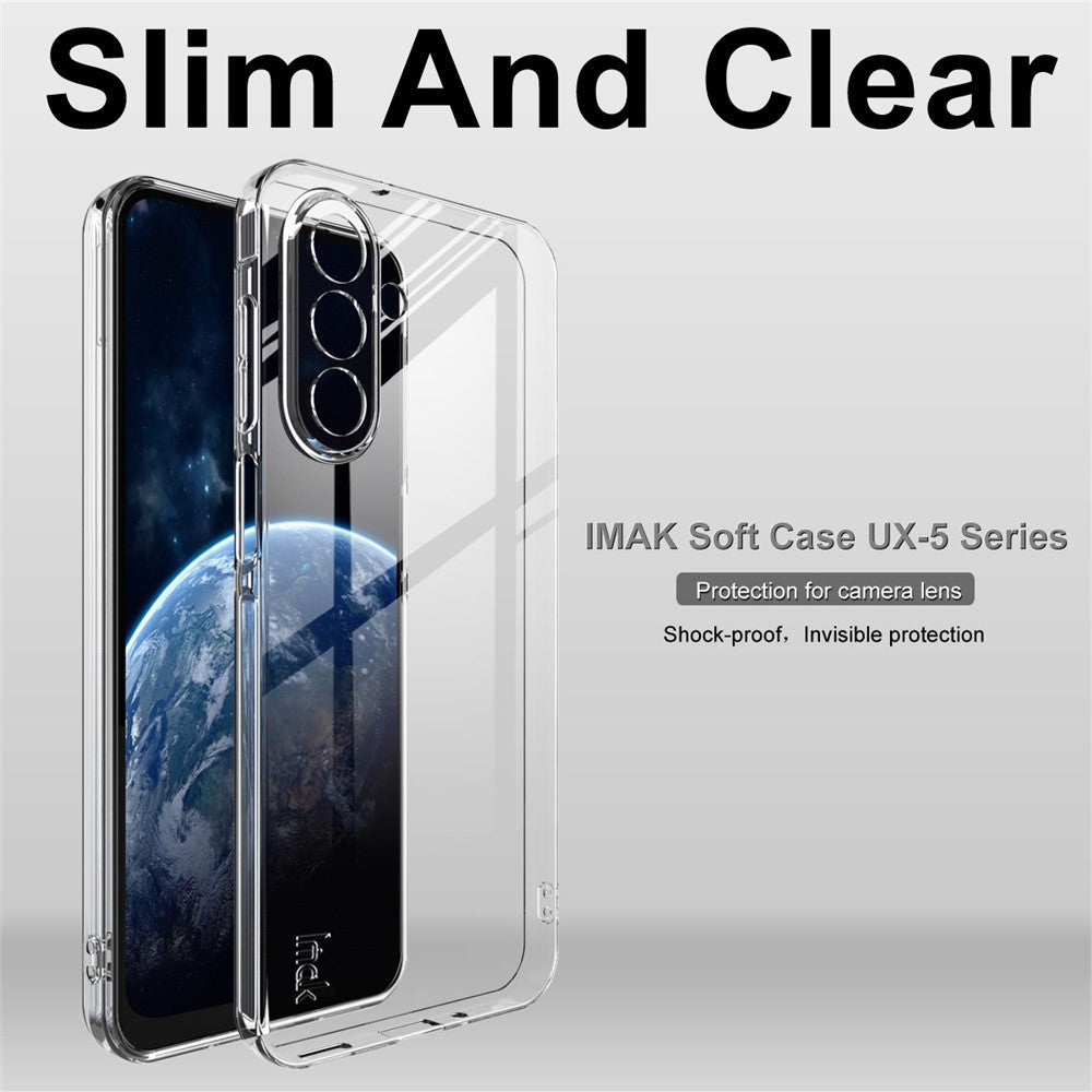 IMAK UX-5 Series For Samsung Galaxy A17 5G Case Shockproof TPU Clear Slim Back Shell