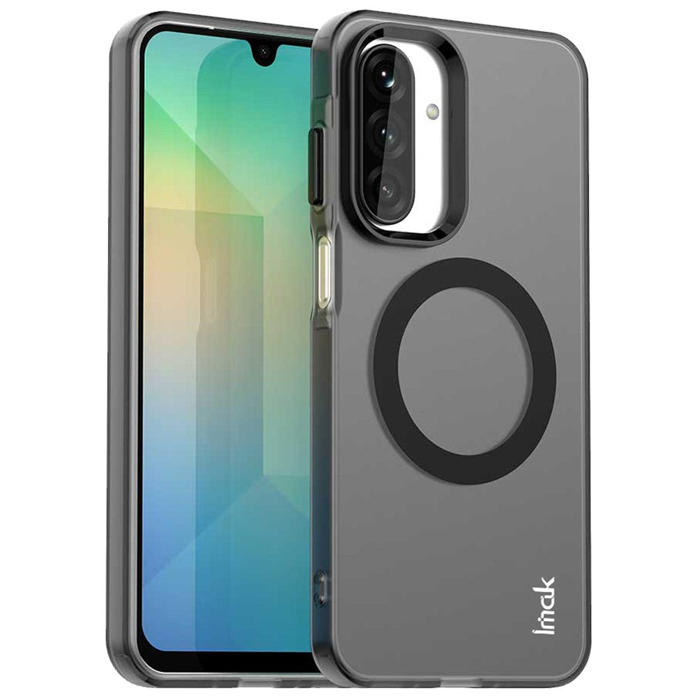 IMAK For Samsung Galaxy A17 5G Case Compatible with MagSafe PC + TPU Protective Phone Back Cover - Black