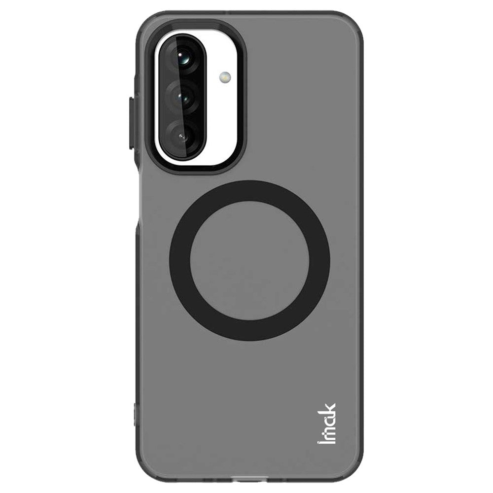 IMAK For Samsung Galaxy A17 5G Case Compatible with MagSafe PC + TPU Protective Phone Back Cover - Black