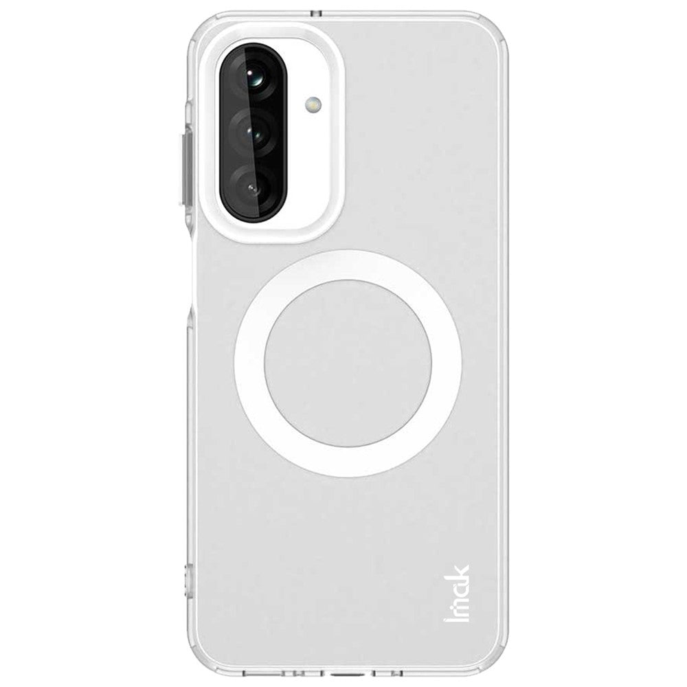 IMAK For Samsung Galaxy A17 5G Case Compatible with MagSafe PC + TPU Protective Phone Back Cover - White