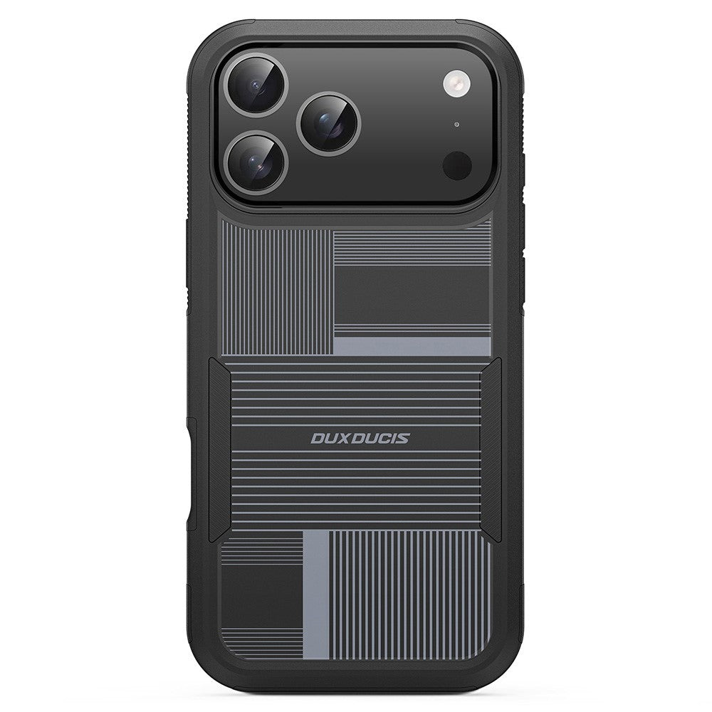 DUX DUCIS SHLD Series For iPhone 17 Pro Max Magnetic Case 10FT Drop Protection PC + TPU Phone Cover - Umbra Pattern