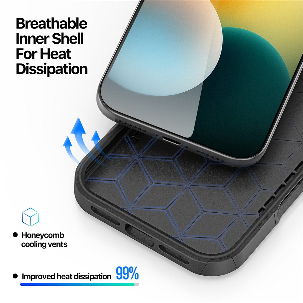 DUX DUCIS SHLD Series For iPhone 17 Pro Max Magnetic Case 10FT Drop Protection PC + TPU Phone Cover - Umbra Pattern