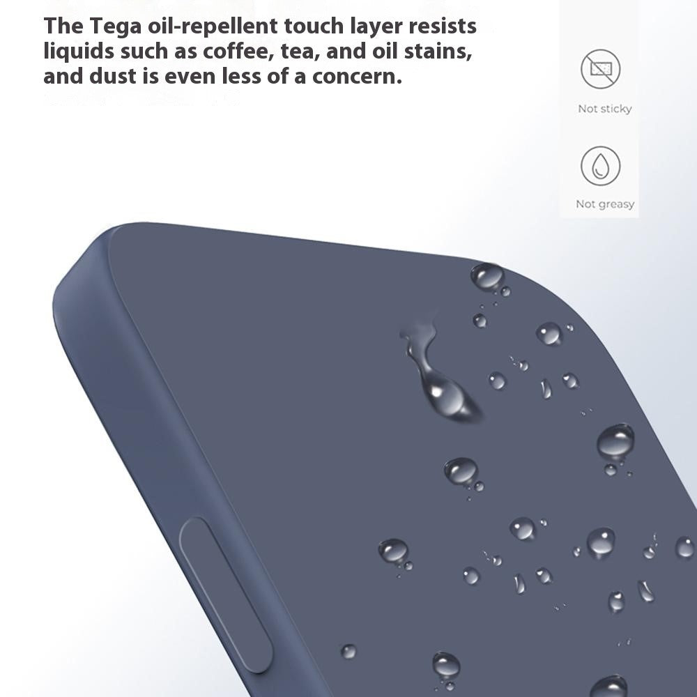 For iPhone 17 Pro Max TPU Case Straight Edge Protection Phone Cover - Light Cyan