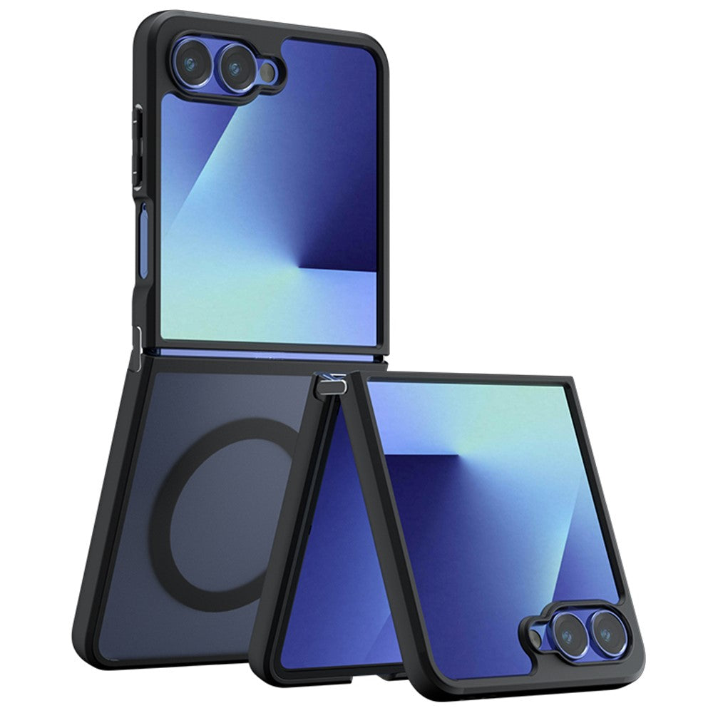 For Samsung Galaxy Z Flip7 5G Case Compatible with MagSafe TPU + PC Matte Skin Touch Phone Cover