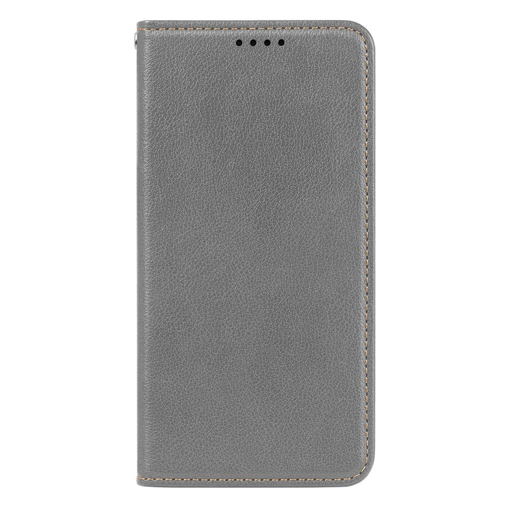 For Oppo Reno14 Pro 5G (Global) Case Wallet RFID Blocking Leather Phone Cover Strong Magnetic Closure - Grey