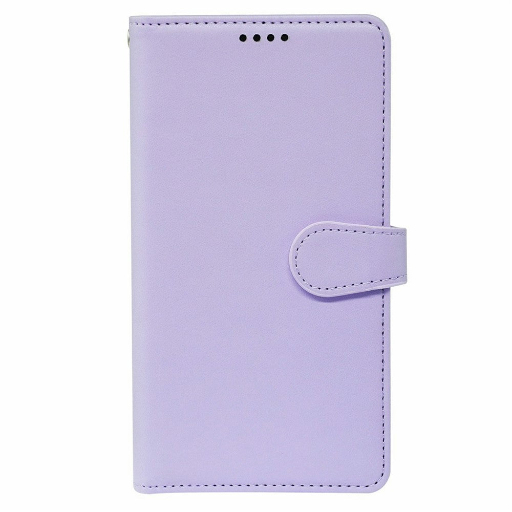 For Oppo Reno14 Pro 5G (Global) Case with 9 Card Slots PU Leather Stand Phone Cover - Purple