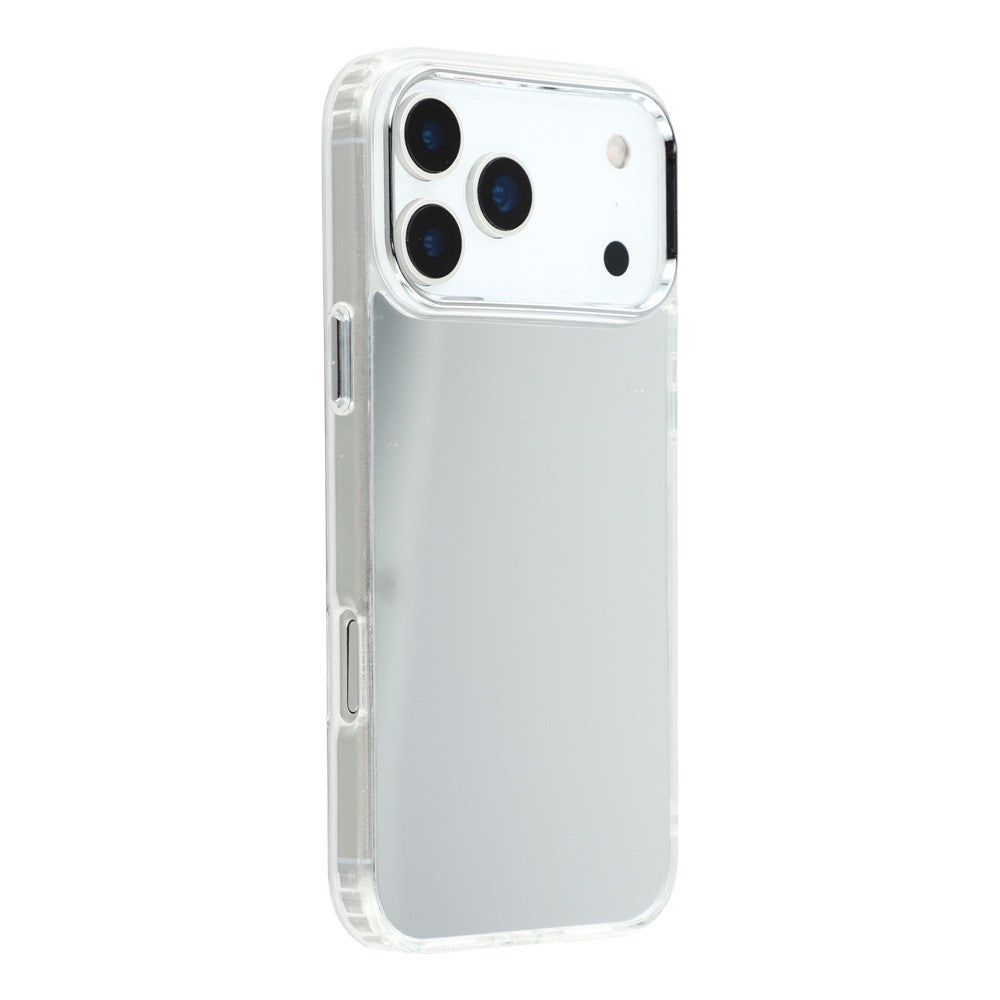 For iPhone 17 Pro Max Case Electroplating Mirror Design Shockproof TPU + Acrylic Phone Cover