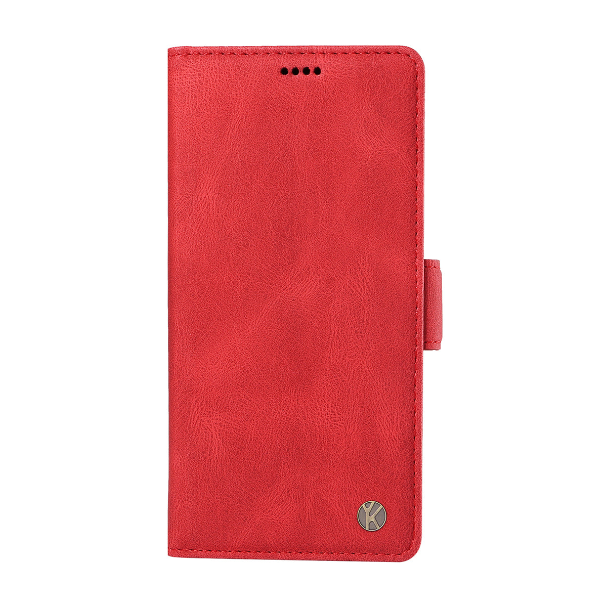 For iPhone 17 Pro Max Leather Case YIKATU YK-005 Skin-touch Feeling Wallet Phone Cover - Red