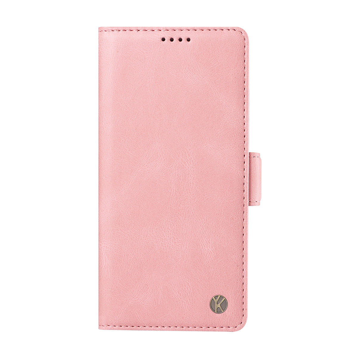 For iPhone 17 Pro Max Leather Case YIKATU YK-005 Skin-touch Feeling Wallet Phone Cover - Pink