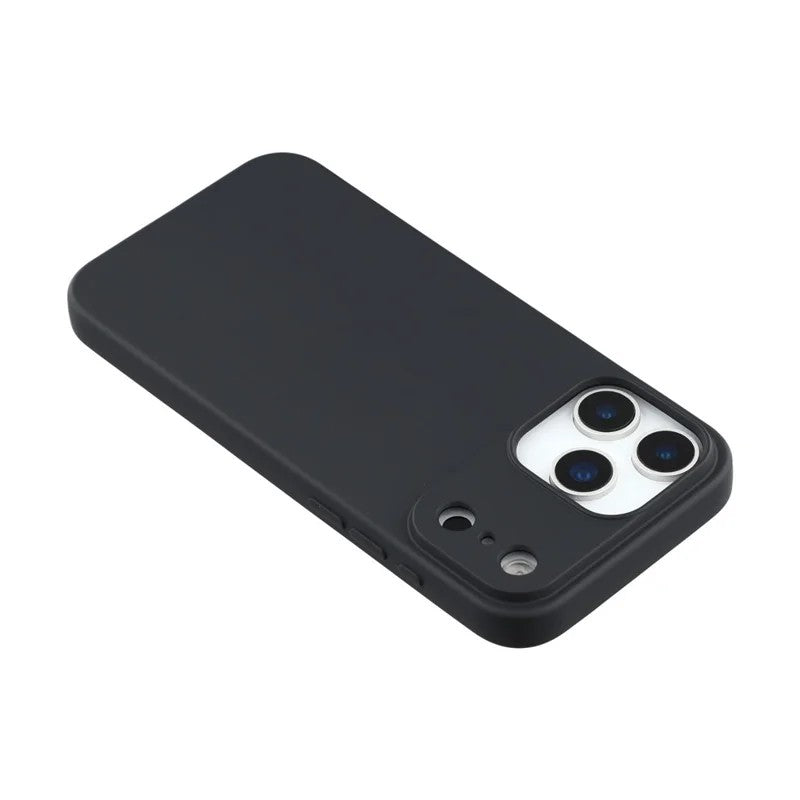 For iPhone 17 Pro Max Phone Case WANLONFENG RB2 Series TPU Back Cover with Tempered Glass - Black