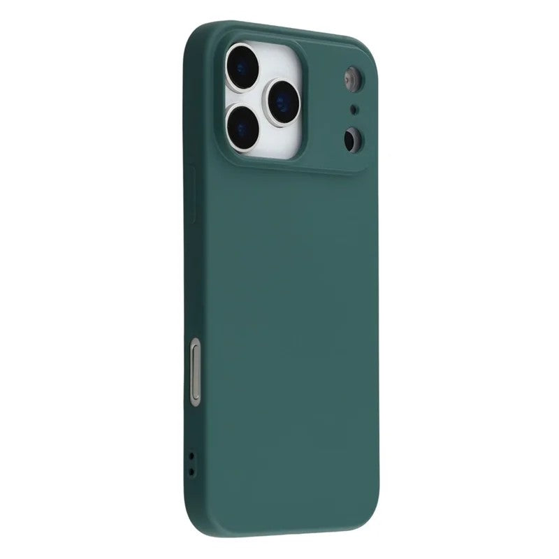 For iPhone 17 Pro Max Phone Case WANLONFENG RB2 Series TPU Back Cover with Tempered Glass - Army Green