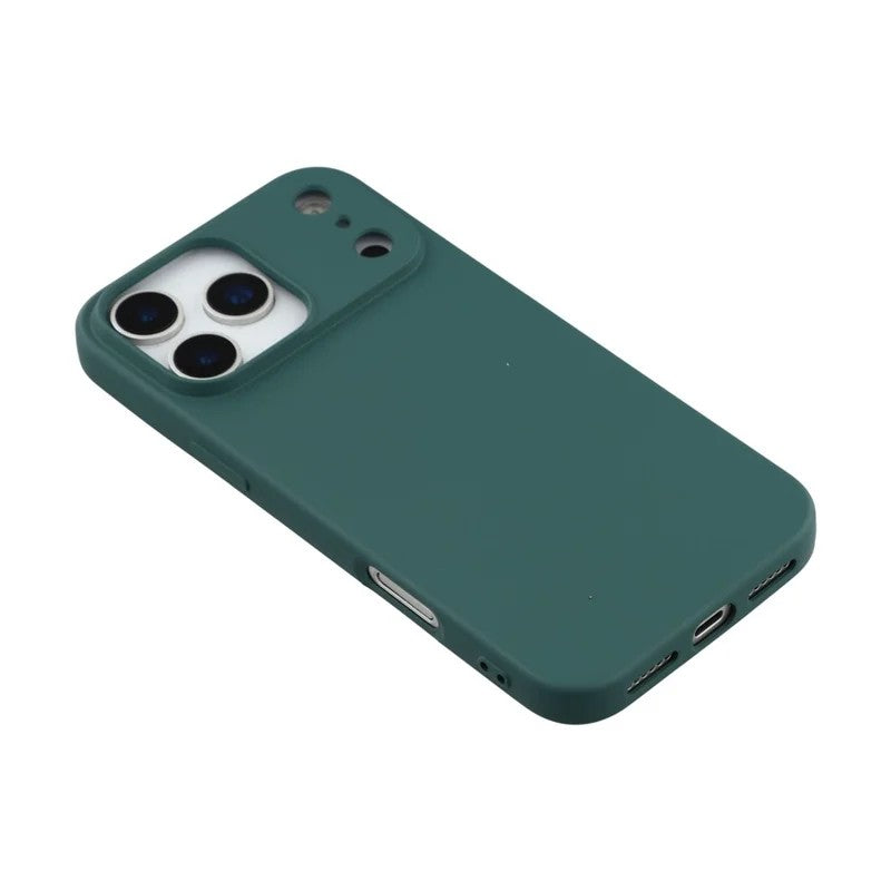For iPhone 17 Pro Max Phone Case WANLONFENG RB2 Series TPU Back Cover with Tempered Glass - Army Green