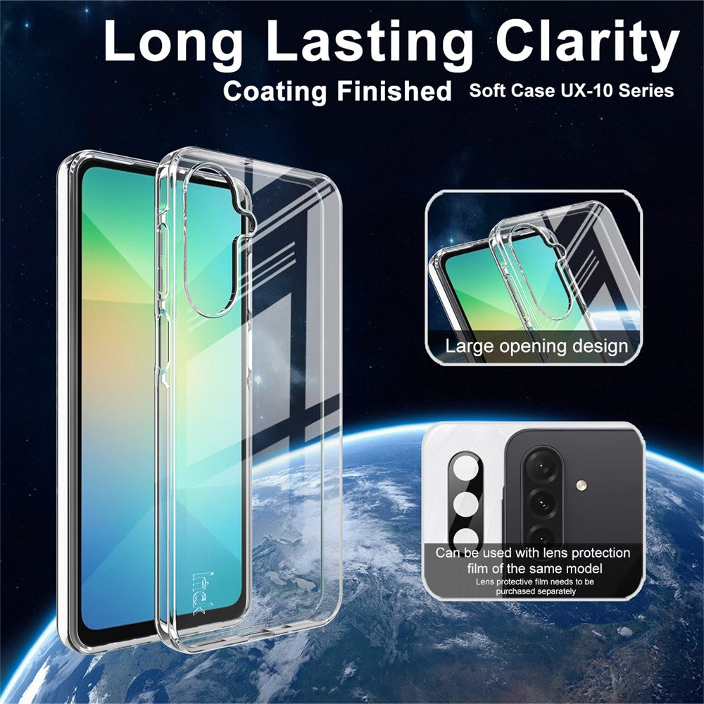 IMAK UX-10 Series For Samsung Galaxy A17 5G Clear Phone Case Soft TPU Mobile Back Cover