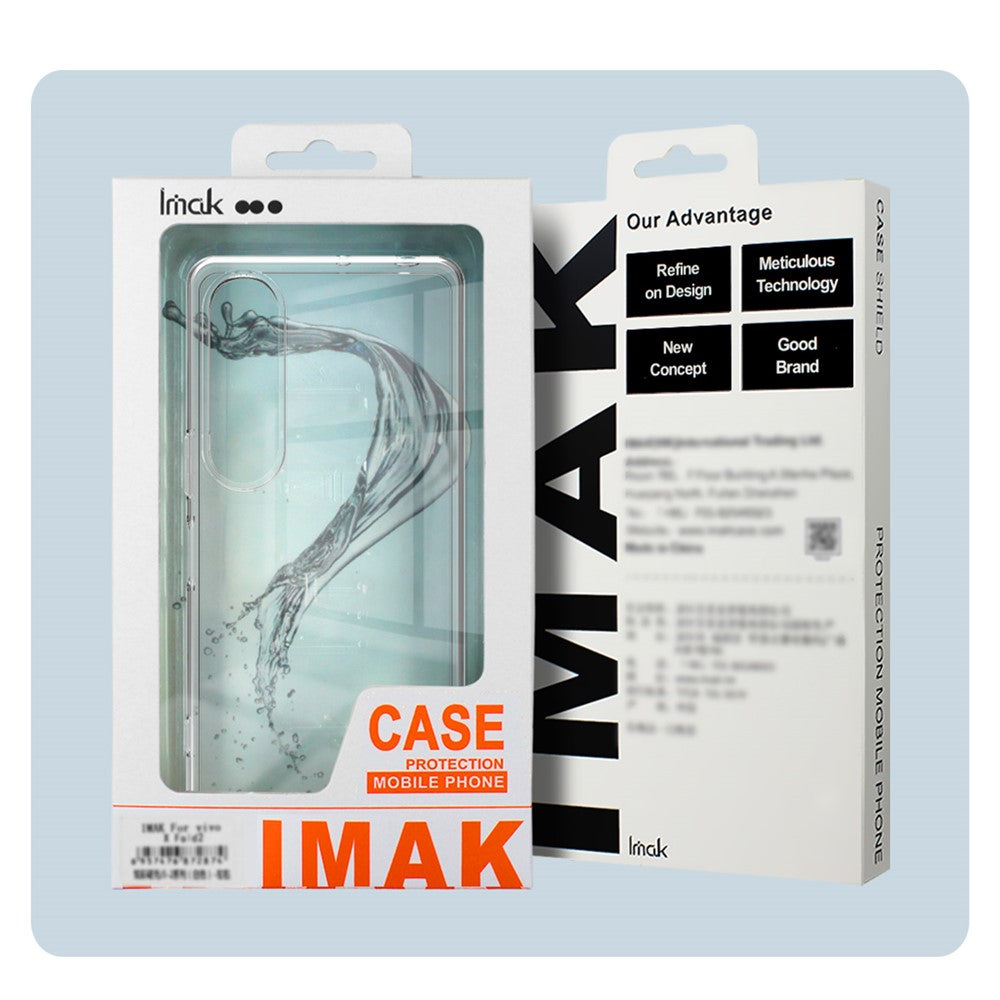 IMAK UX-10 Series For iPhone 17 Pro Max Clear Phone Case Soft TPU Mobile Back Cover
