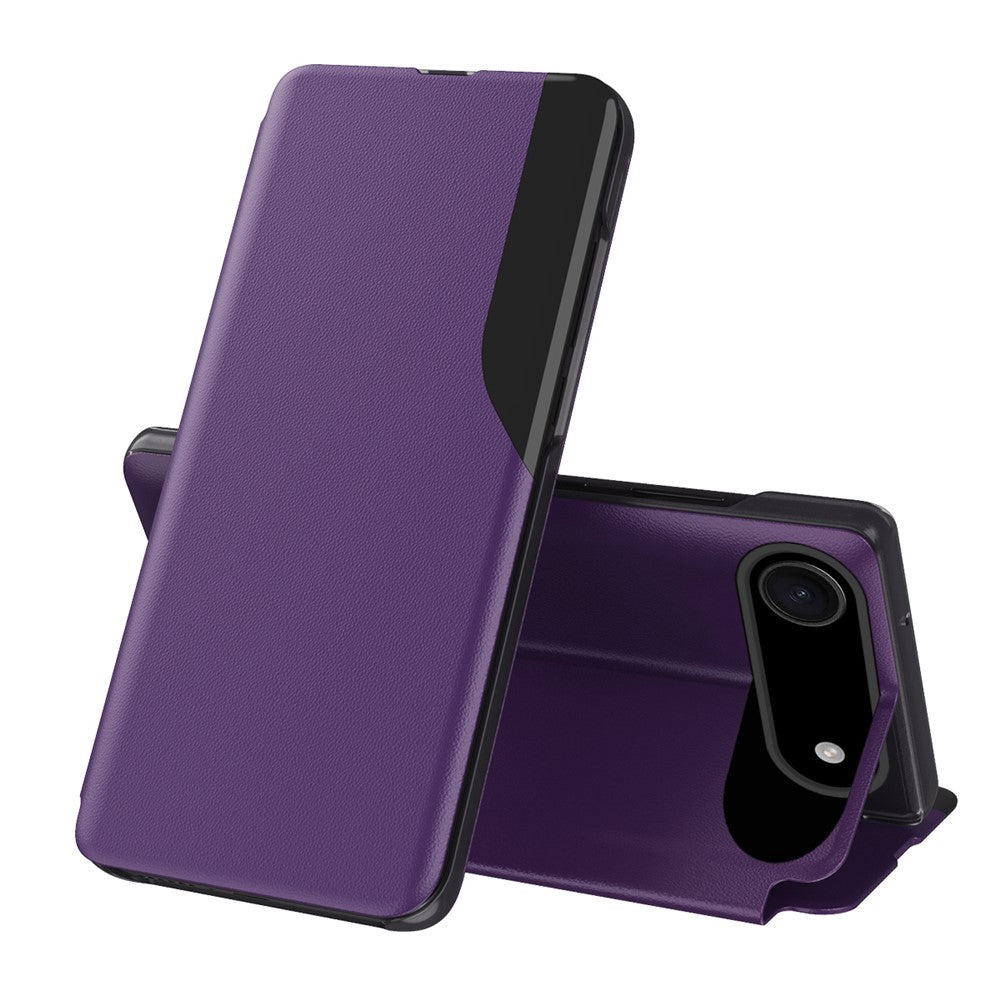 For iPhone 17 Pro Max Phone Case Folio Flip PU Leather Stand Cover - Purple