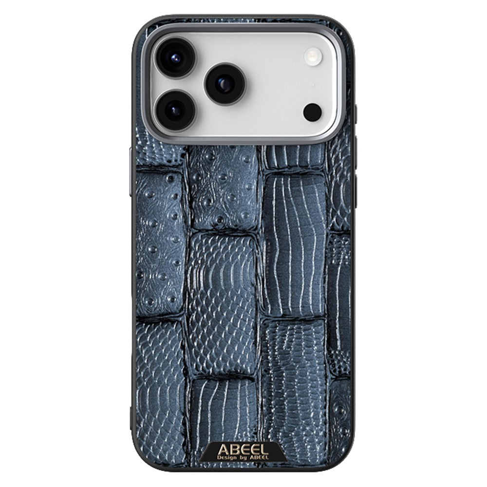 ABEEL For iPhone 17 Pro Max Case Compatible with MagSafe Beast Texture Micro-Embossing Back Cover - Blue