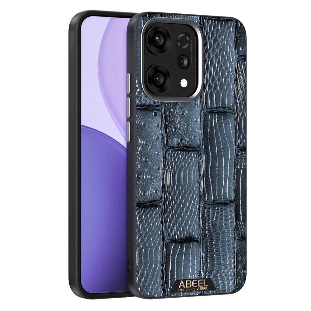 ABEEL For Oppo Reno14 Pro 5G (Global) Case Compatible with MagSafe Beast Texture Micro-Embossing Back Cover - Blue