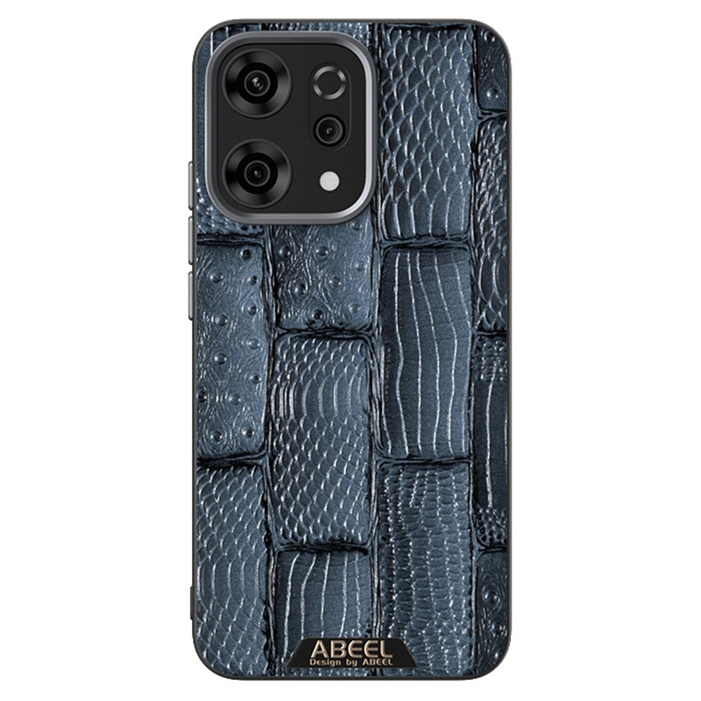 ABEEL For Oppo Reno14 Pro 5G (Global) Case Compatible with MagSafe Beast Texture Micro-Embossing Back Cover - Blue