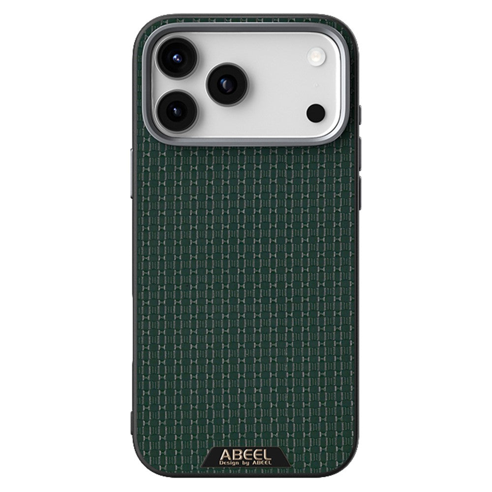 ABEEL For iPhone 17 Pro Max Case Compatible with MagSafe Textured Micro-Embossing Back Cover - Green