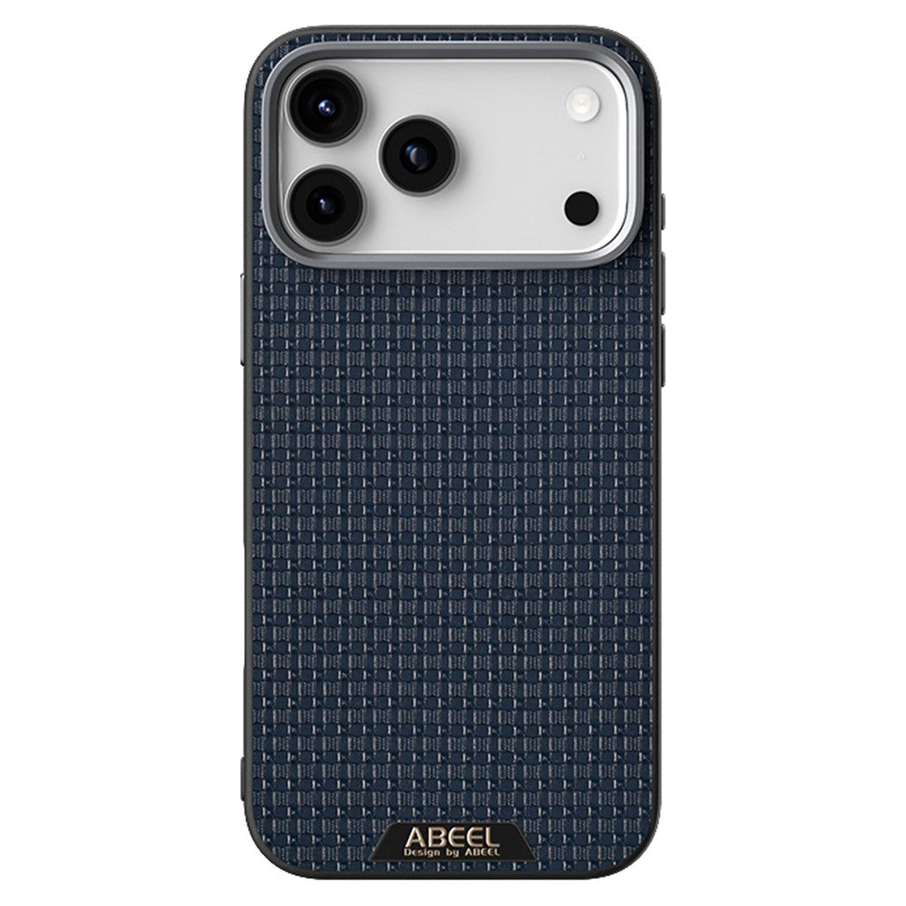 ABEEL For iPhone 17 Pro Max Case Compatible with MagSafe Textured Micro-Embossing Back Cover - Blue