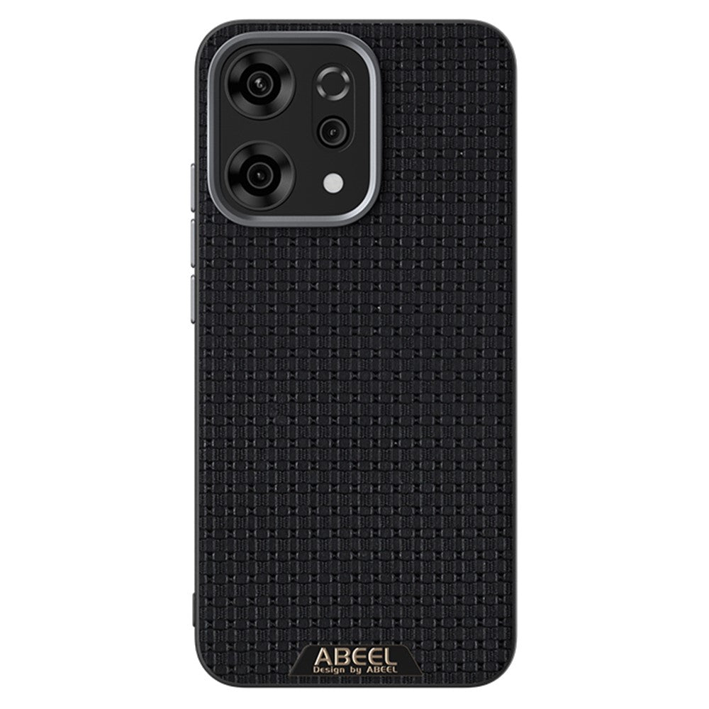 ABEEL For Oppo Reno14 Pro 5G (Global) Case Compatible with MagSafe Textured Micro-Embossing Back Cover - Black