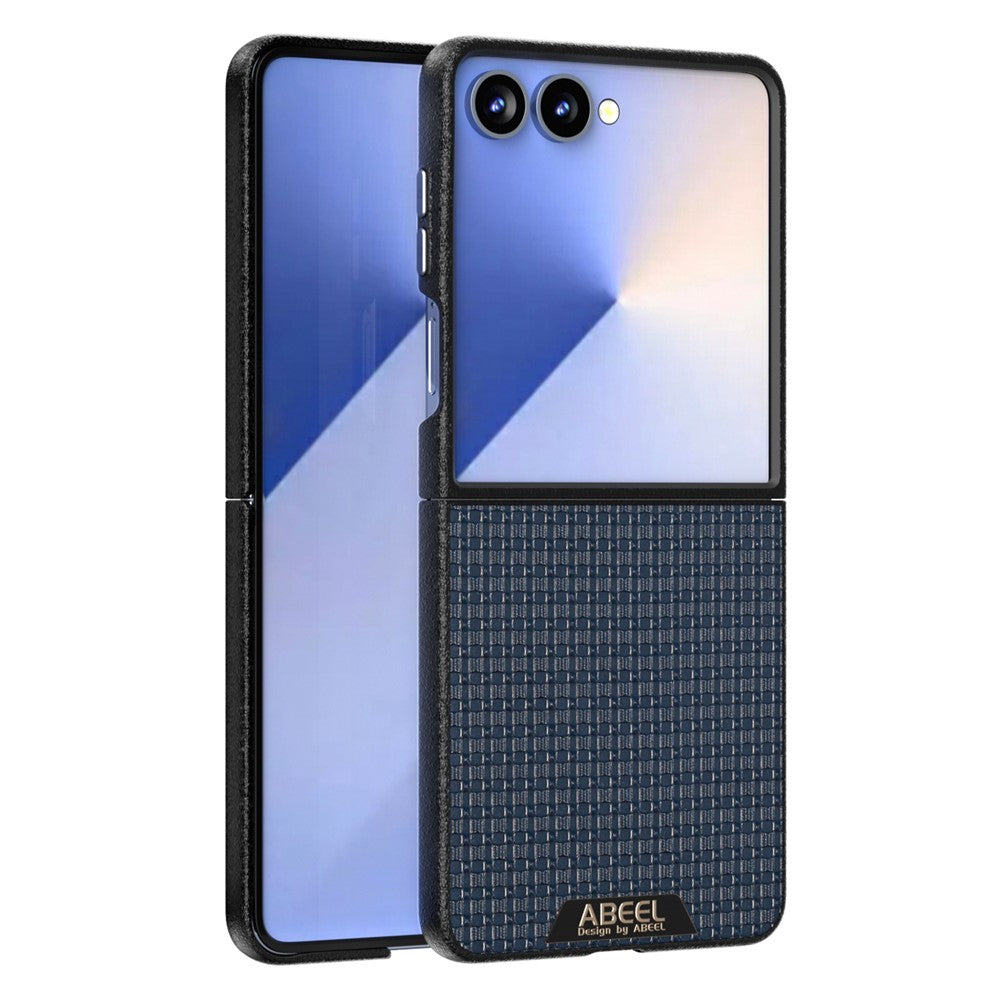 ABEEL For Samsung Galaxy Z Flip7 5G Case Compatible with MagSafe Textured Micro-Embossing Back Cover - Blue