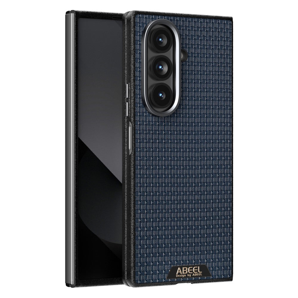 ABEEL For Samsung Galaxy Z Fold7 5G Case Compatible with MagSafe Textured Micro-Embossing Back Cover - Blue