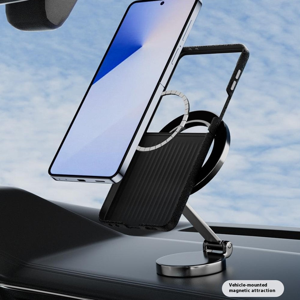 ABEEL For Samsung Galaxy Z Flip7 5G Case Compatible with MagSafe Crocodile Texture Micro-Embossing Back Cover - Red