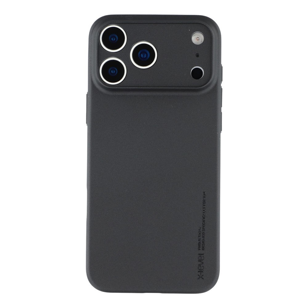 X-LEVEL For iPhone 17 Pro Max Case Hard PP Matte Phone Cover 0.18mm Ultra-Thin - Black