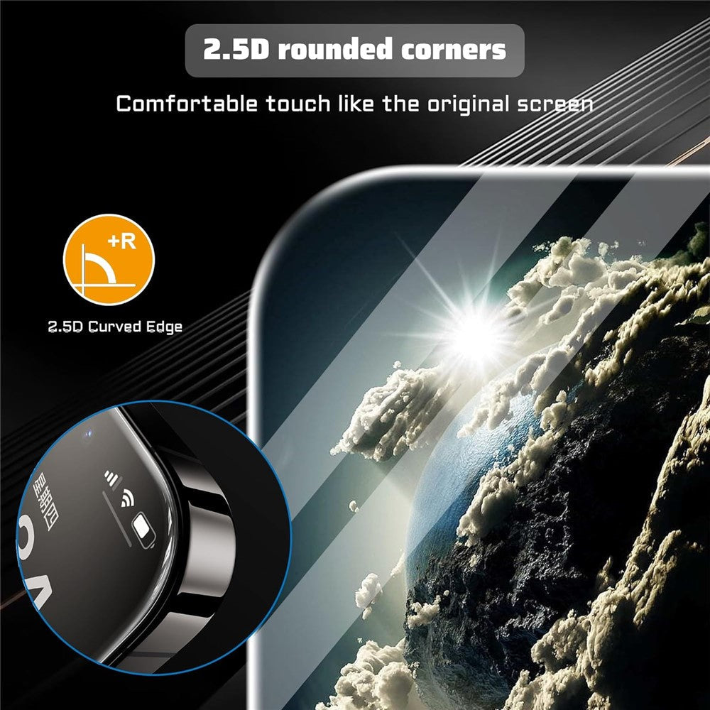 For Samsung Galaxy A17 5G Clear TPU Anti-Scratch Phone Case + 2.5D Arc Edge Screen Protector