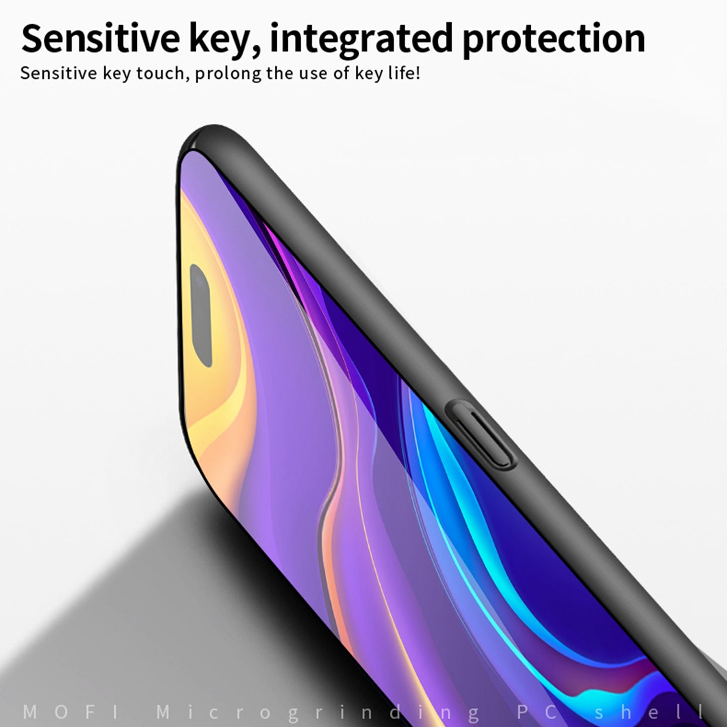 For iPhone 17 Pro Max Phone Case MOFI Shield Matte Series Ultra Slim PC Protective Cover - Blue