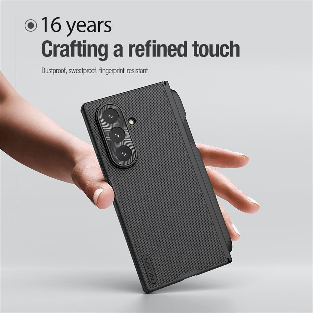 NILLKIN Super Frosted Shield Fold for Samsung Galaxy Z Fold7 5G Case PC Matte Phone Cover with Stylus Pen
