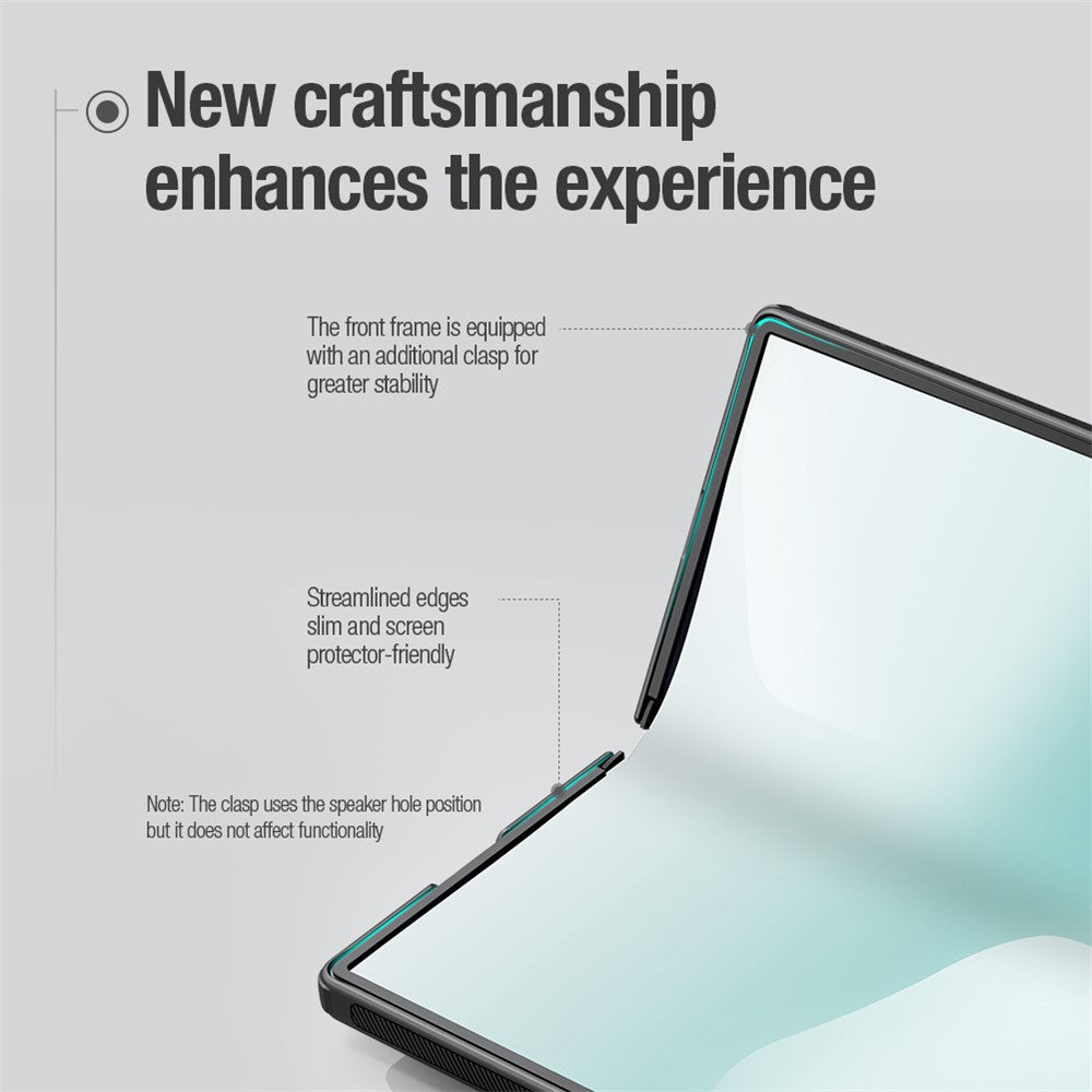 NILLKIN Super Frosted Shield Fold for Samsung Galaxy Z Fold7 5G Case PC Matte Phone Cover with Stylus Pen