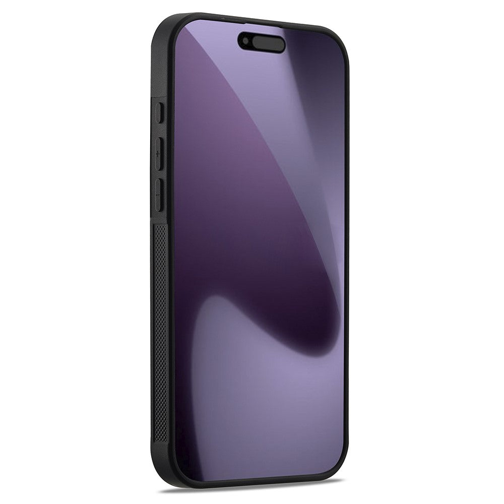 LC.IMEEKE For iPhone 17 Pro Max Case Carbon Fiber Texture Leather + TPU + EVA Phone Cover