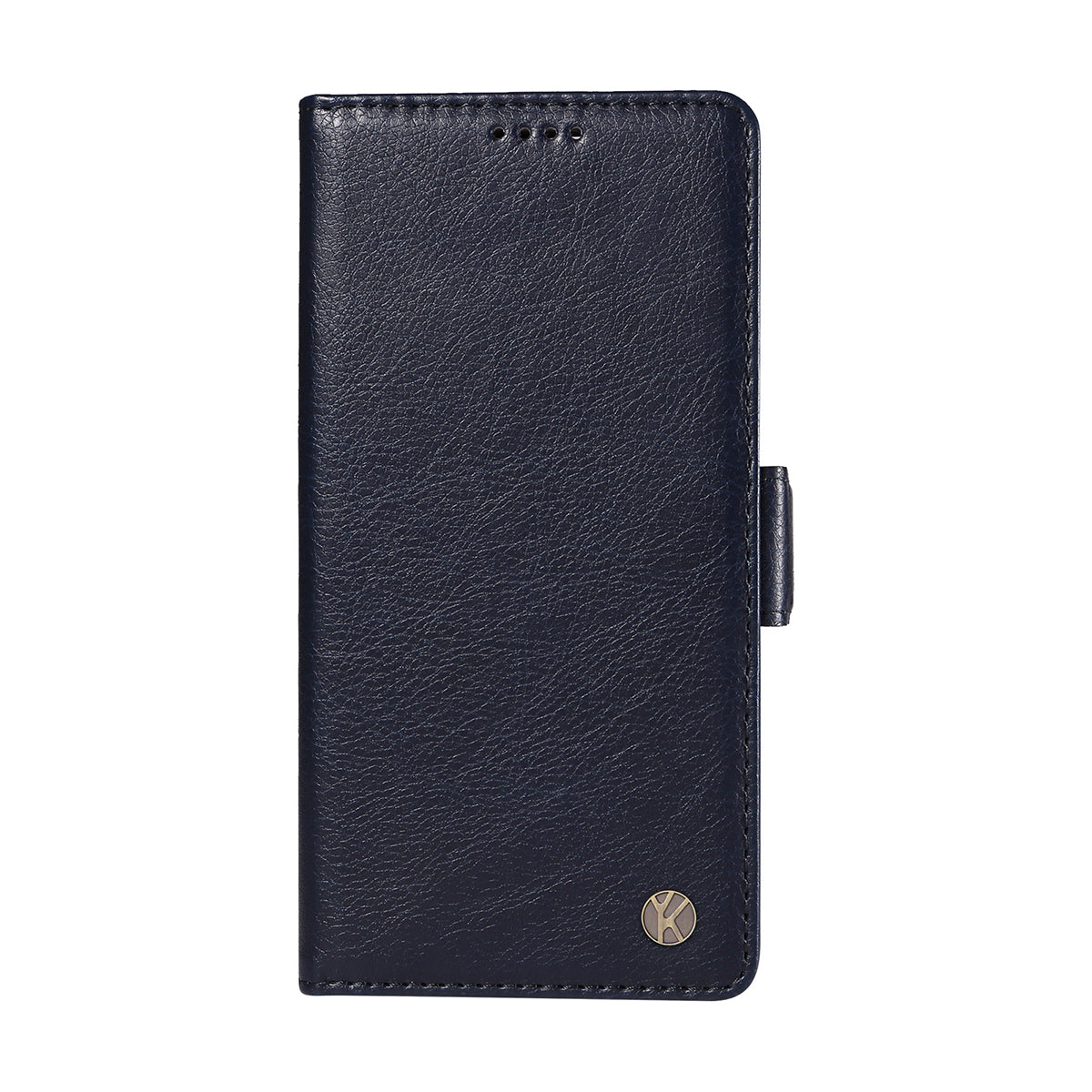 For Oppo Reno14 Pro 5G (China) / Oppo Reno14 Pro 5G (Global) Case YIKATU YK-007 Litchi Texture PU Leather Wallet Phone Cover - Navy Blue